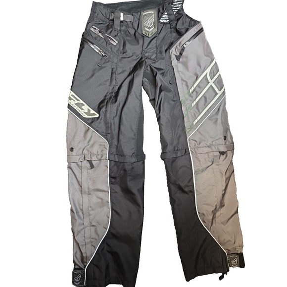 FLY RACING✨Patrol Pants Black White Grey Size 32 ✨Durable and Stylish - Picture 1 of 16